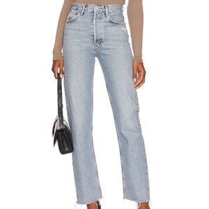 AGOLDE 90s Pinch Waist High Rise Straight Leg, size 28